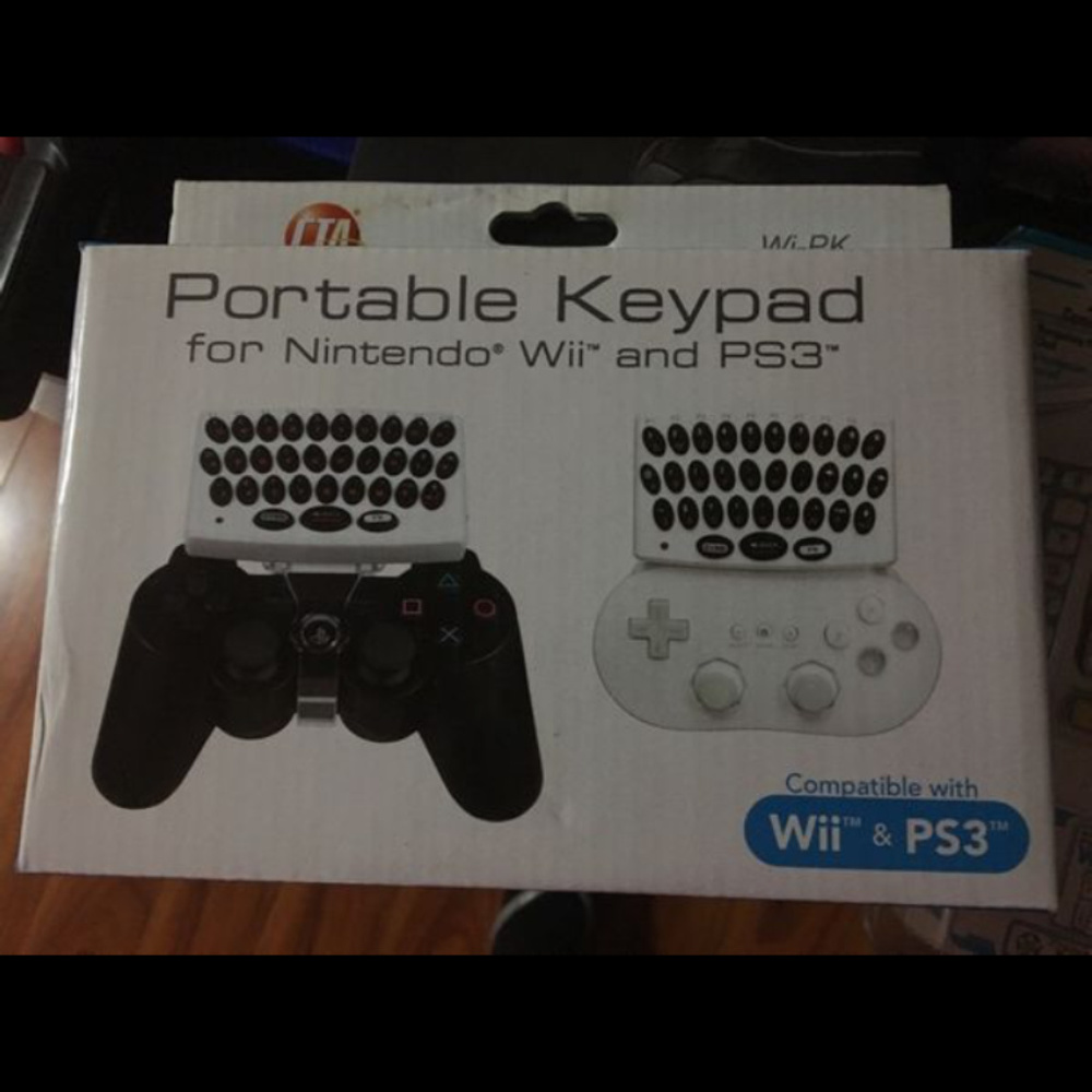New Portable Keypad for Nintendo Wii PS3